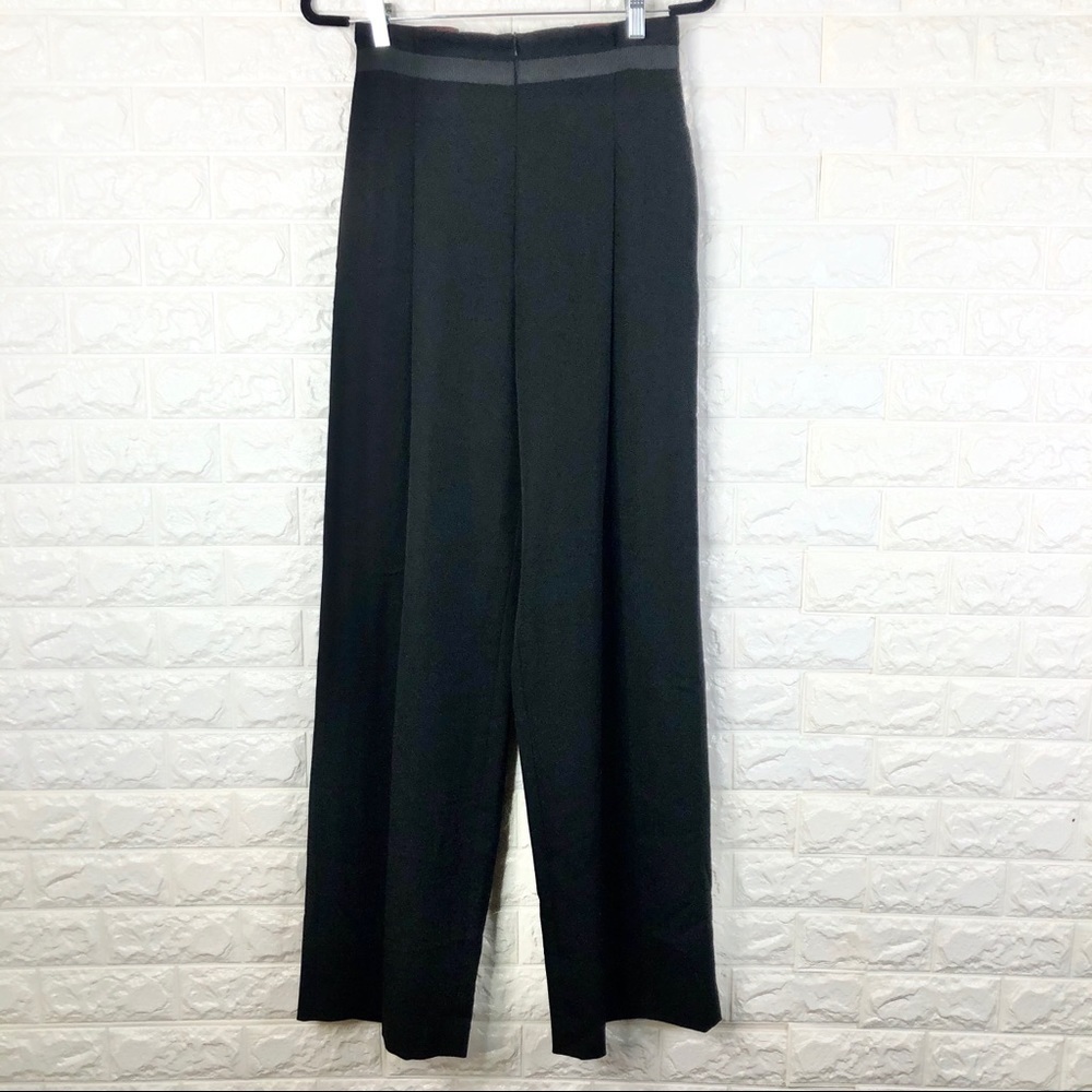 Rodika Zanian High Waist Wide Leg Pant Black